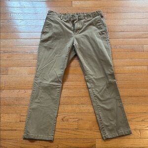 EUC straight Old Navy tan khaki chino dress pants. 33x30